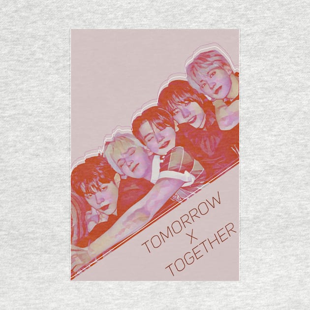 Tomorrow X Together Group photo design by bixxbite